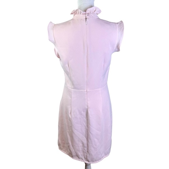 JB by Julie Brown Pink Mock Neck Sheath Dress Size 4 - Picture 5 of 13